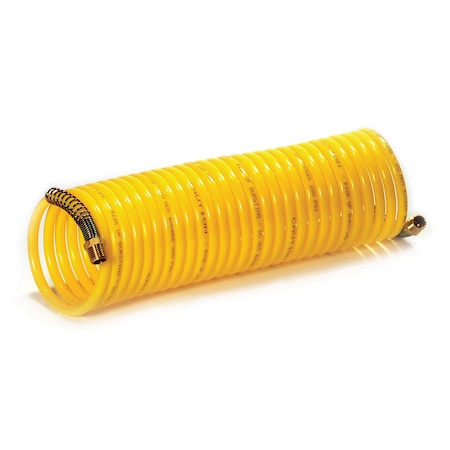 Primefit 1/4" x 25Ft Nylon Recoil Air Hose NYR14025